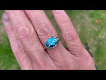Topaz London 5ct silver ring. Made to order.