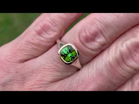 Tourmaline Limey-forest green 1.7ct. Made to order.