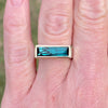 Tourmaline 3.25ct 18ct & silver ring. Made to order.