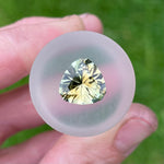 TOURMALINE 3.5ct yellow-green trillion cut