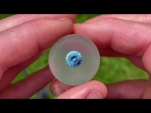 Topaz Swiss concave cut 1.7ct