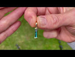 Tourmaline 1.2ct  & 18ct gold pendant
