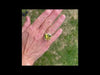 Oro Verde Quartz 17cts silver cocktail ring. Made to order.