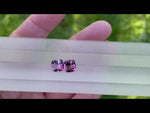RUBELITES matching pair 1.7 & 1.75cts