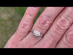 Garnet Mehenge 0.7.ct baguette