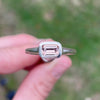 Garnet Mehenge 0.7.ct baguette